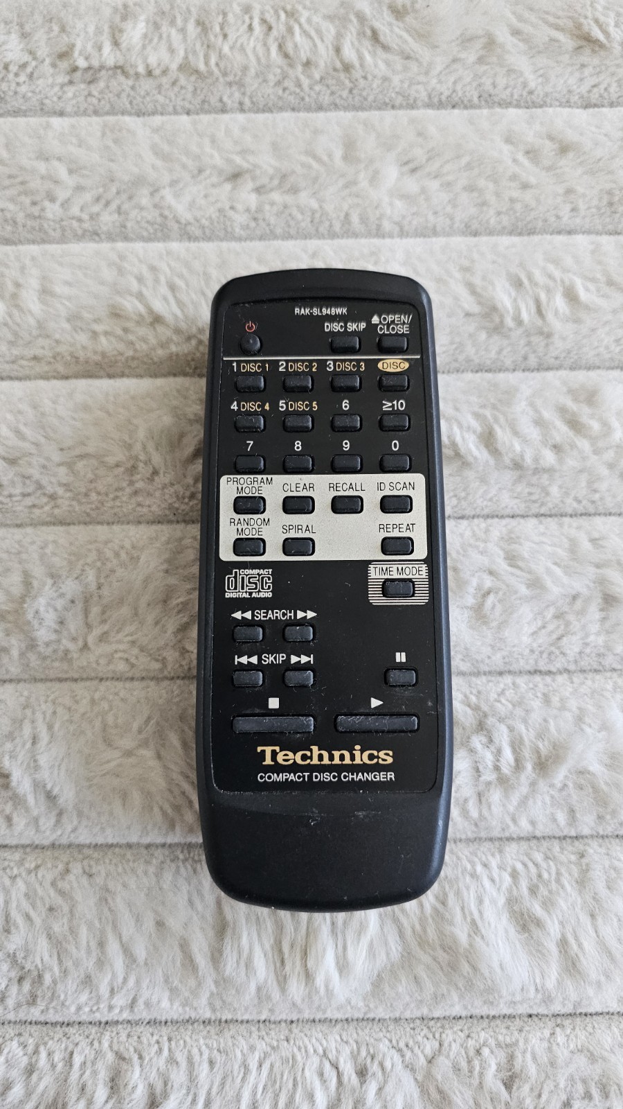 Technics SL-PD887 5-Disc CD Changer Player + Remote Tested & Working