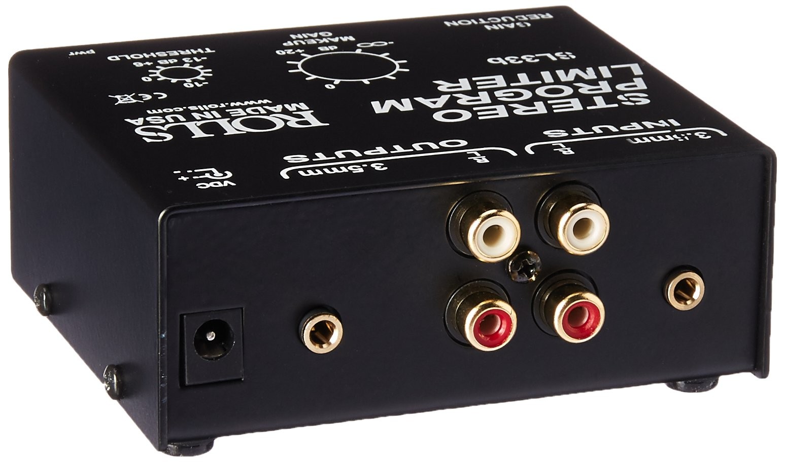 Rolls Sl33b Stereo Program Limiter Audio Level Control Compressor 5 Lbs
