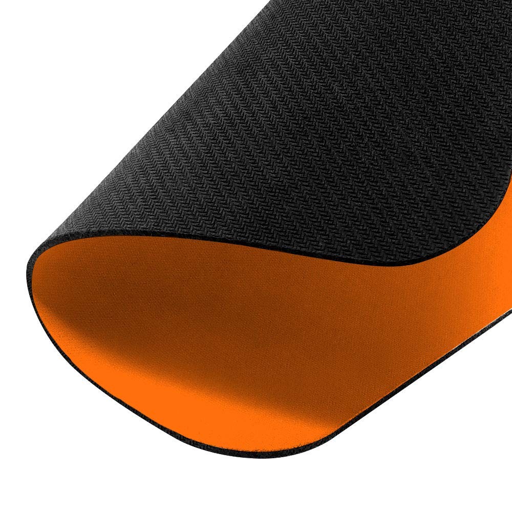 Extra Large (X-Large) Size Non-Slip Rectangle Mousepad, X-Large, Orange