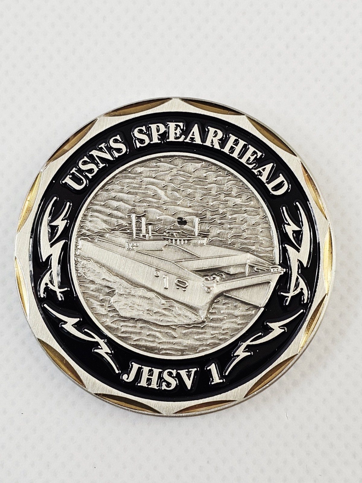 USNS SPEARHEAD JHSV 1 Challenge Coin