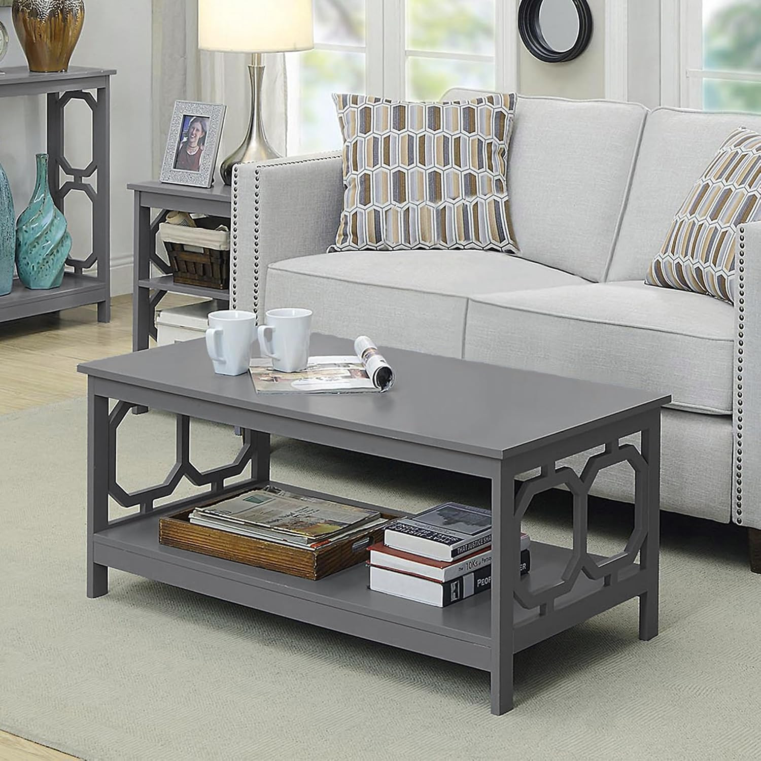 Omega Coffee Table, Gray
