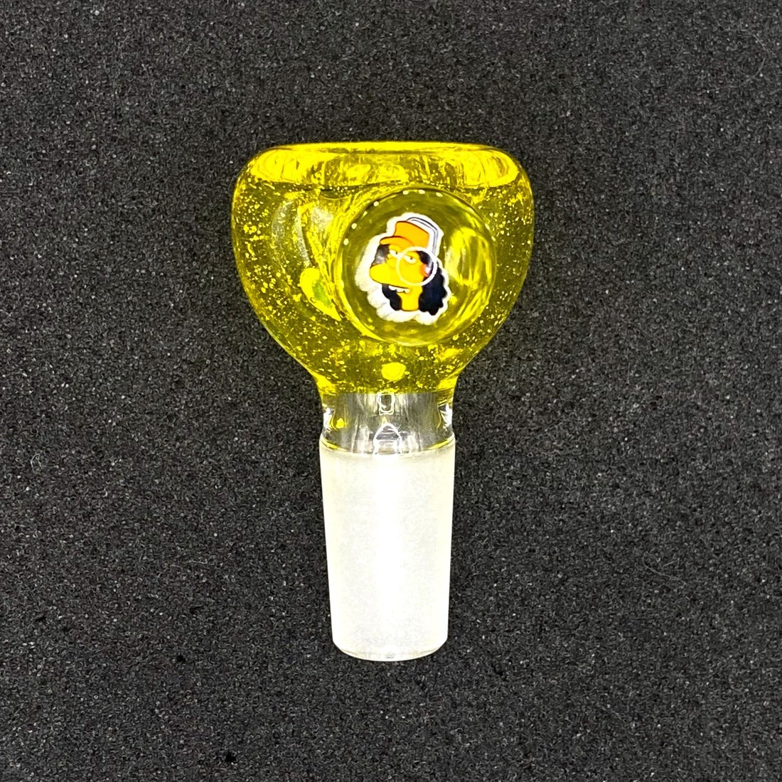 14mm Single Hole Glass Bowl Slide - The Simpson's Otto
