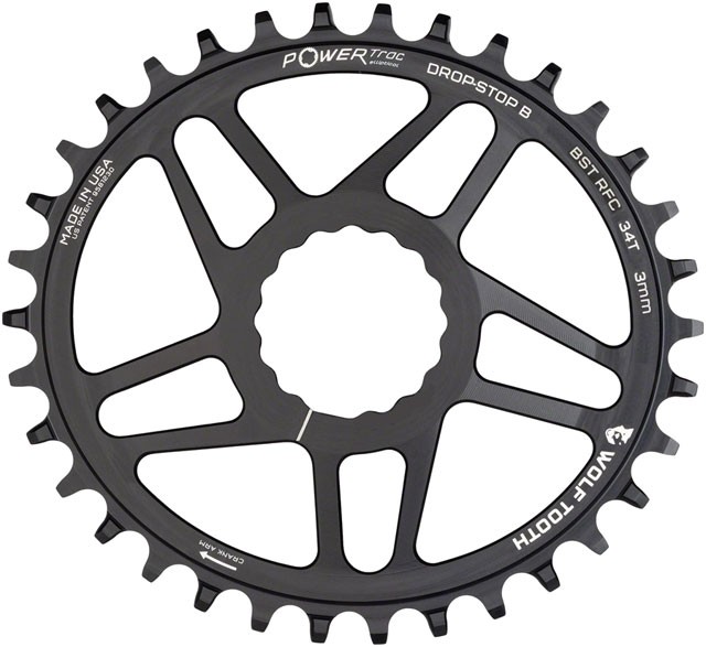 Wolf Tooth Elliptical Direct Mount Chainring - 34t, RaceFace/Easton CINCH Direct