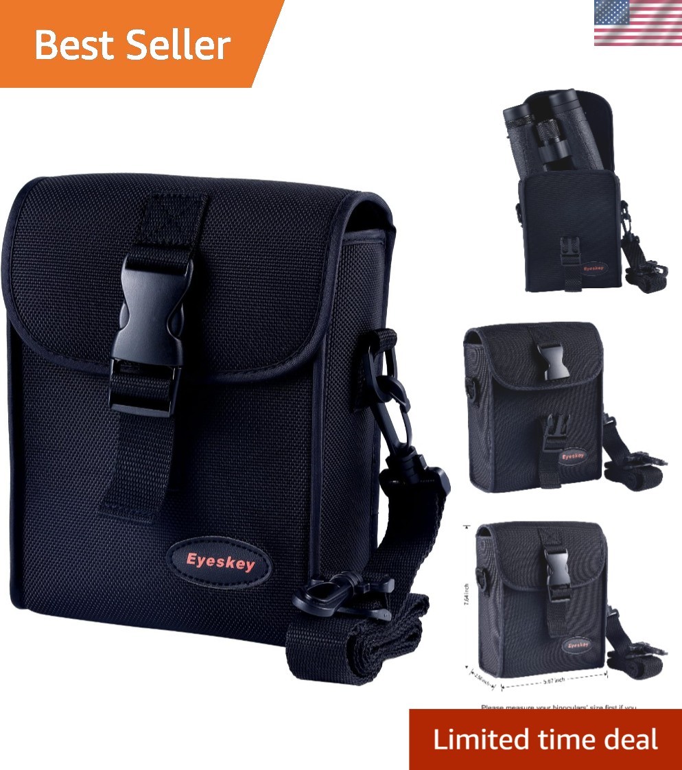 Protective Binoculars Case for 50mm Roof Prism - Soft Interior & Easy Access