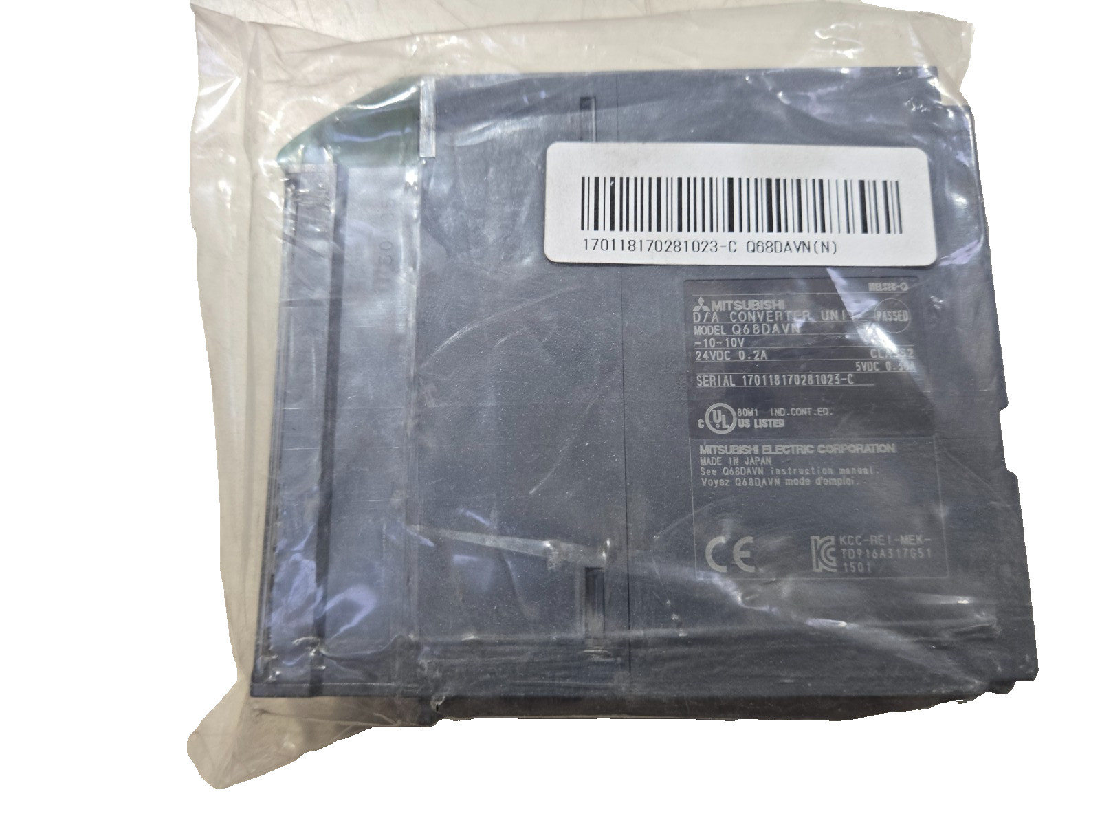 NEW SURPLUS Mitsubishi Q68DAVN MELSEC-Q D/A Converter Unit Module