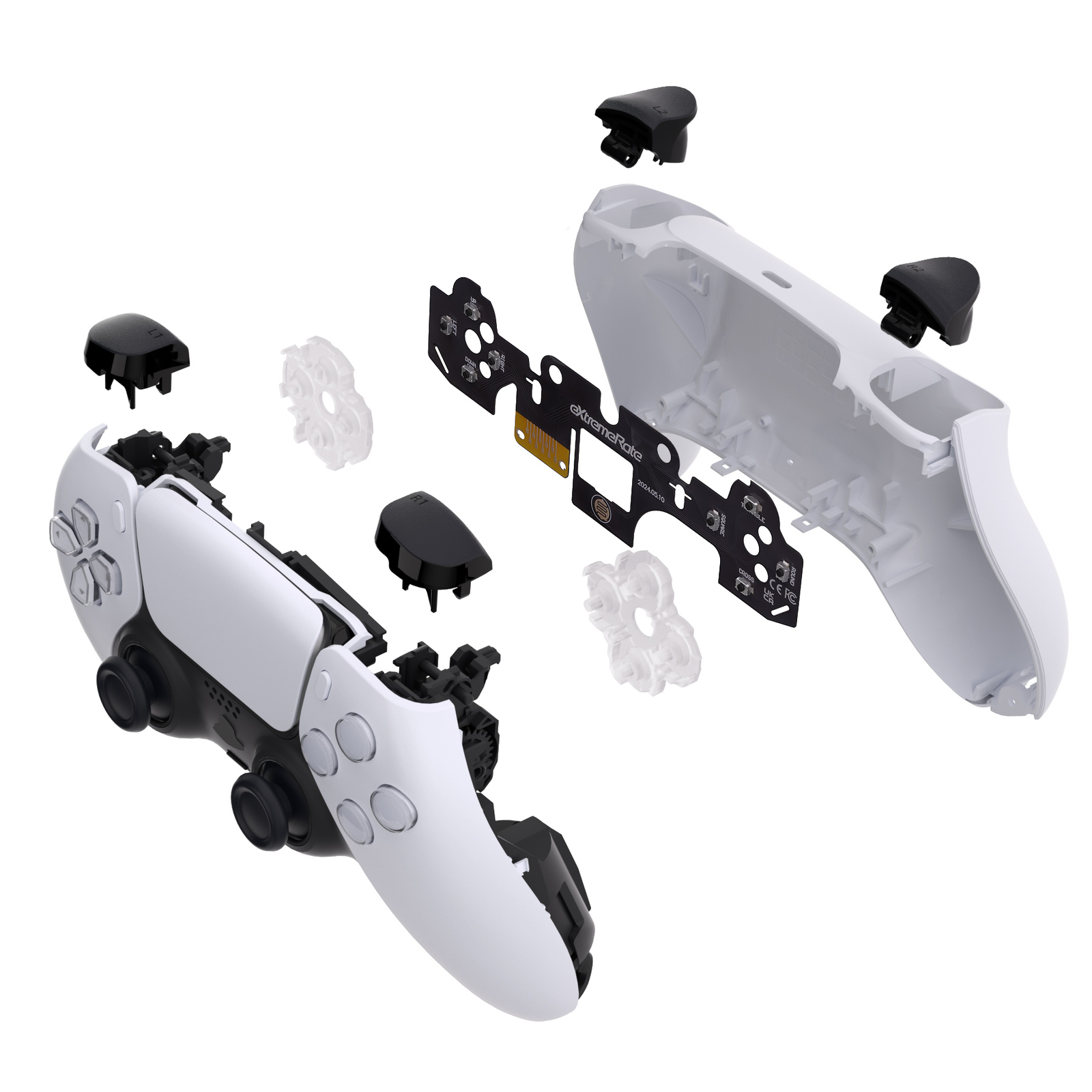eXtremeRate Face Clicky Kit V3 for PS5 Controller BDM-010 BDM-020 Face Buttons