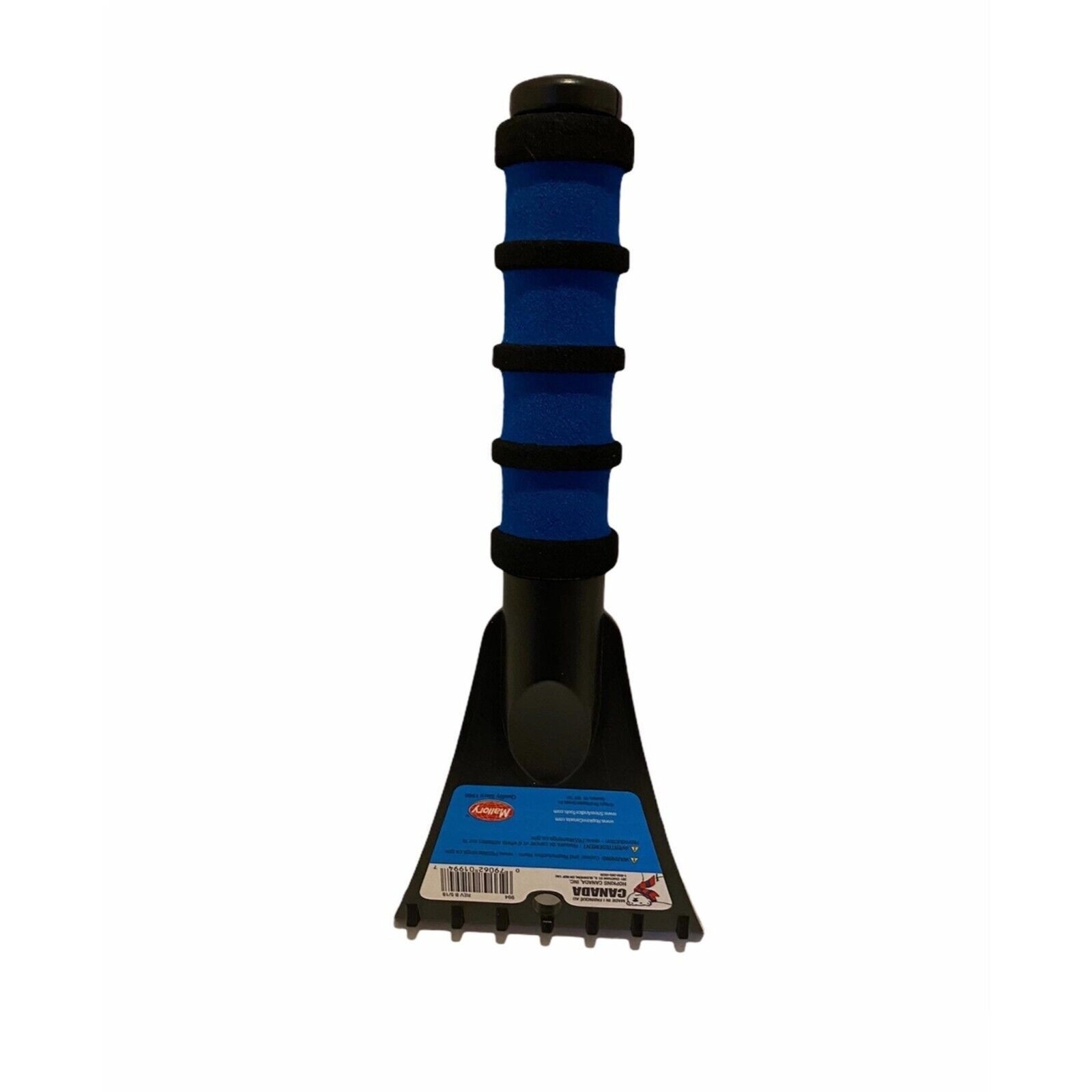 Mallory MAXX Automotive Ice Scraper Sure Grip 10" Blue Black