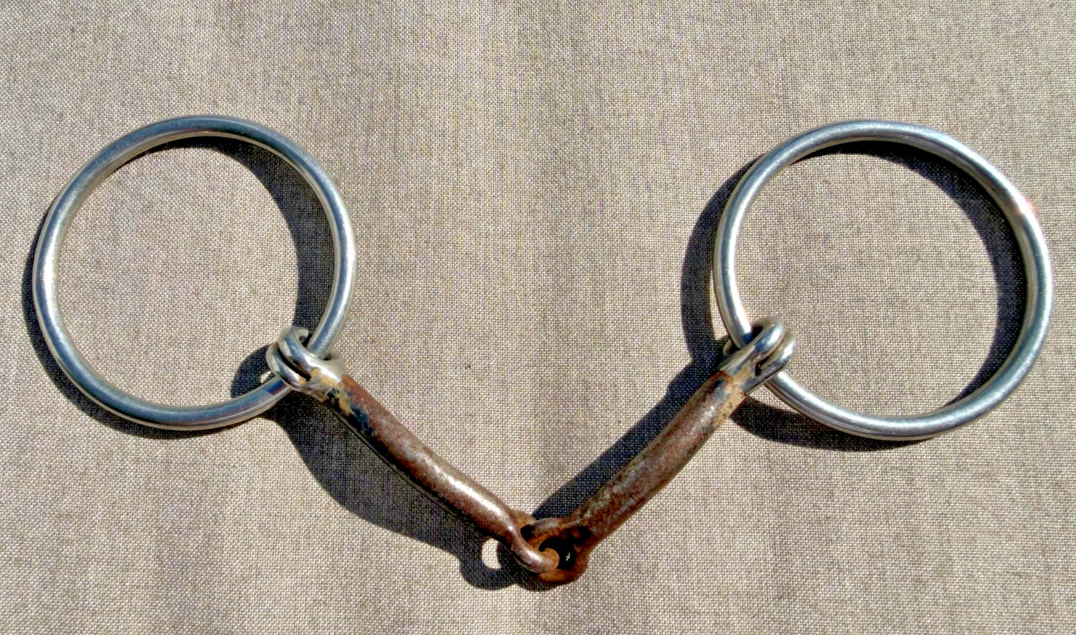 Loose Ring Snaffle Bit, 5-1/2" SWEET IRON COPPER INLAY MOUTH, Western Horse Bit