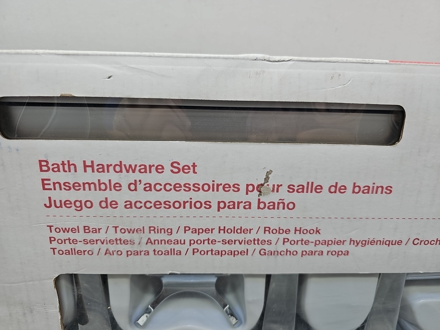 Project Source • Seton 4-Pc Bath Hardware Set • Chrome • NEW (#0198615) [E7]