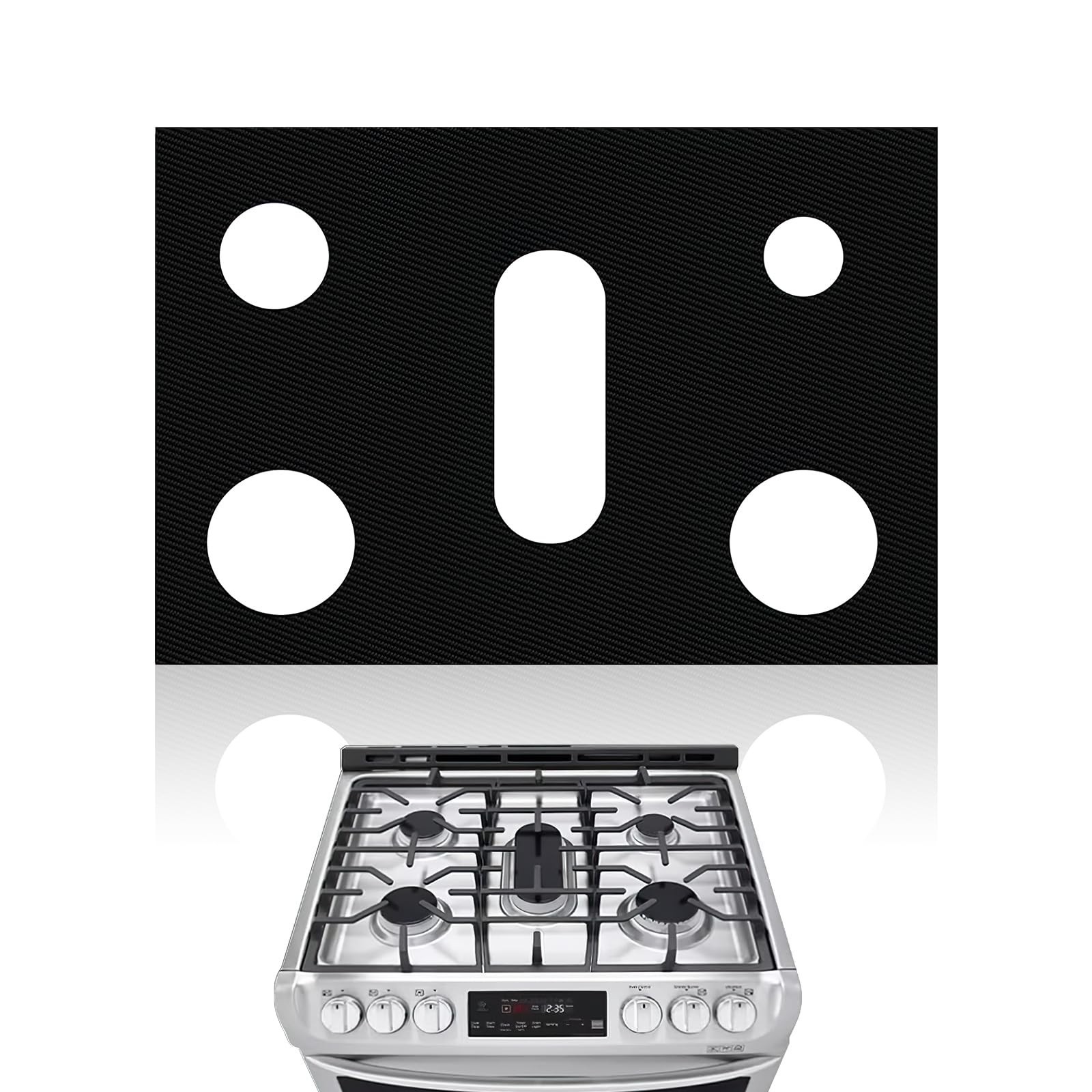 Stove Top Covers for Gas Burners,Non-Stick Stove Guard, Samsung Gas Stove, Re...