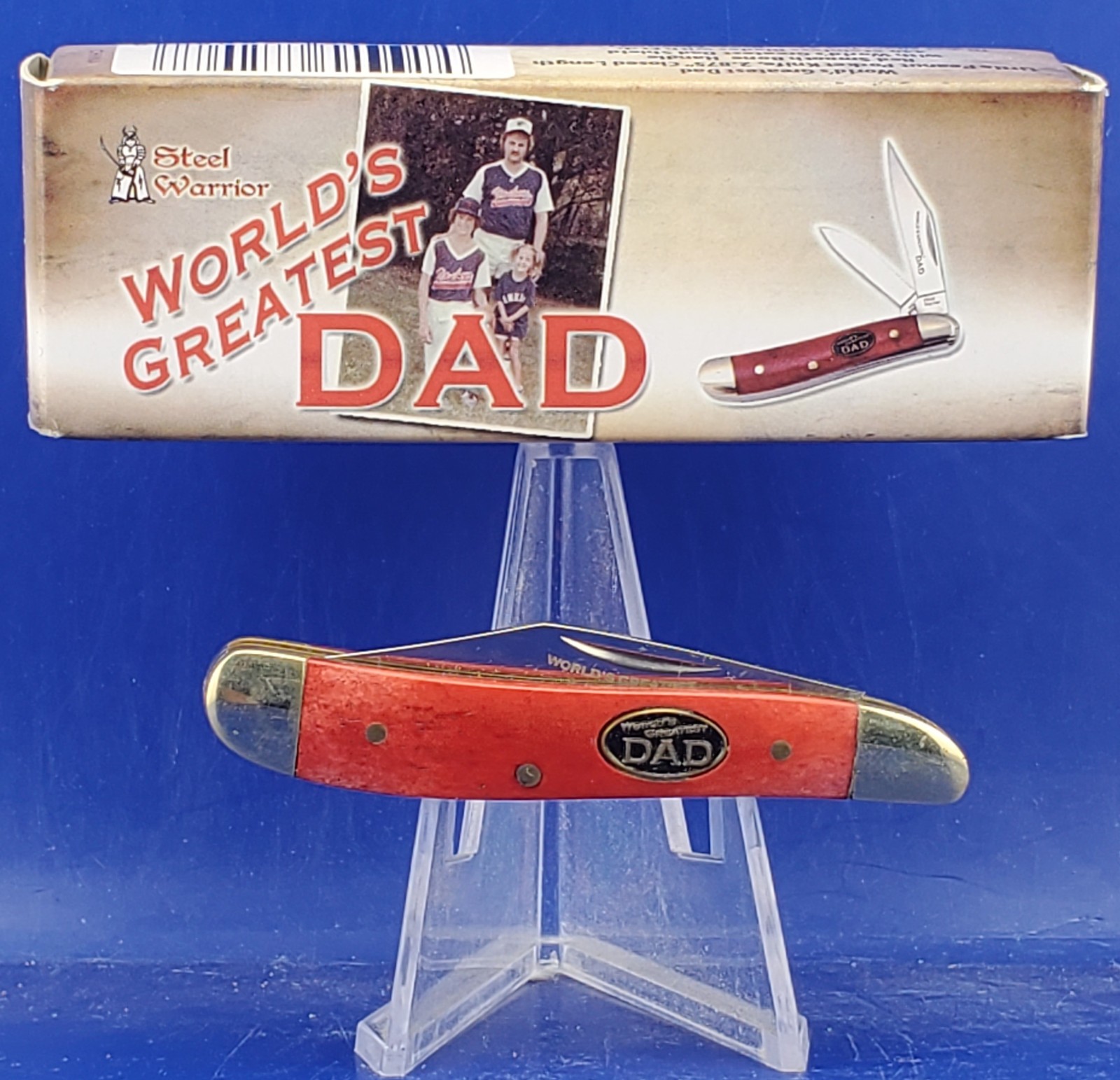 STEEL WARRIOR "WORLD'S GREATEST DAD" LITTLE PEANUT SW-107WGD/R