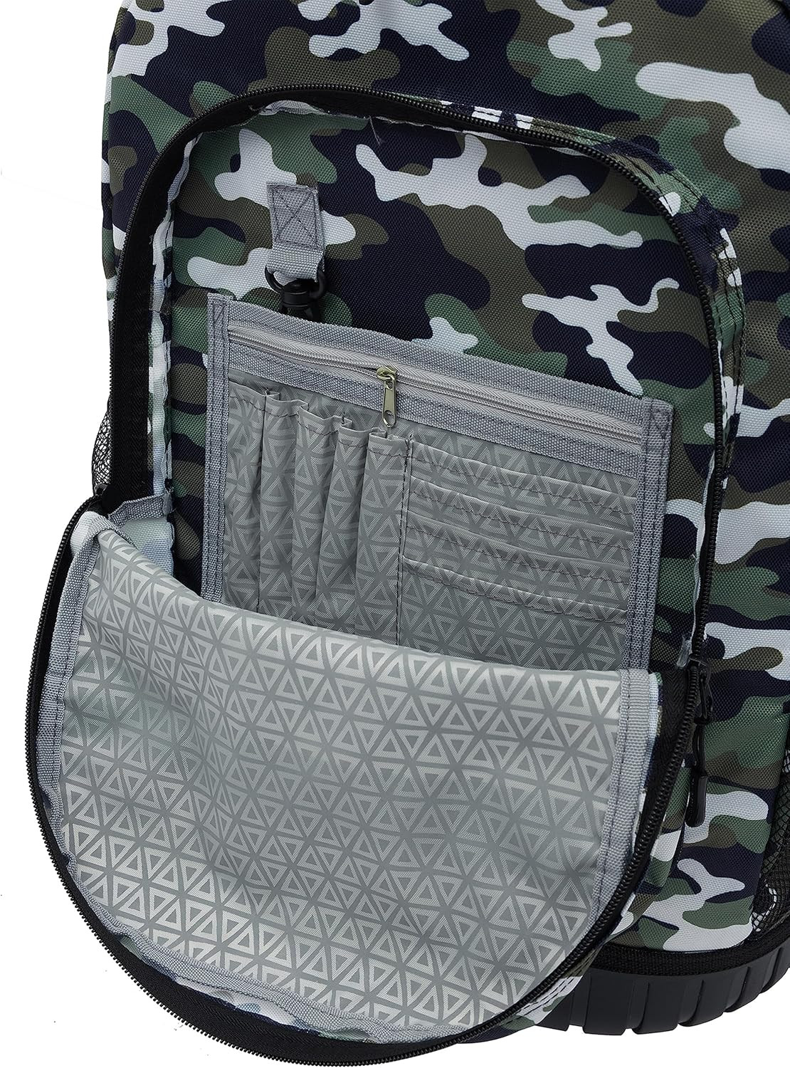 18" Rolling Backpack with Shoulder Straps, Camo