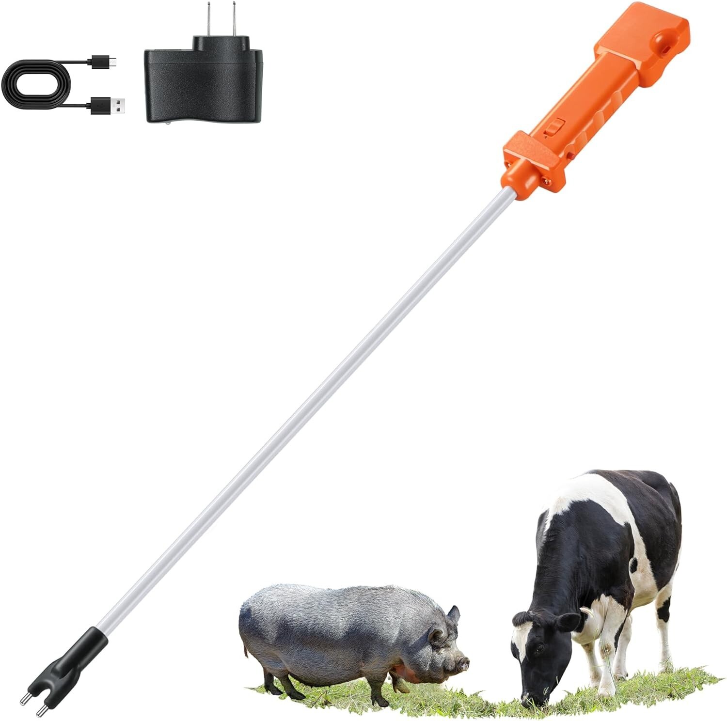 Cattle Prod, El Mas Nuevo Producto Impermeable Para Ganado Con Luz Led,