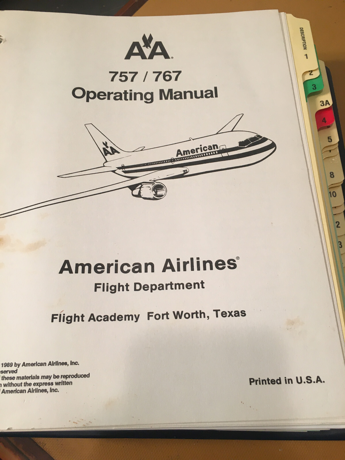 Boeing 757, 767 Operating Manual