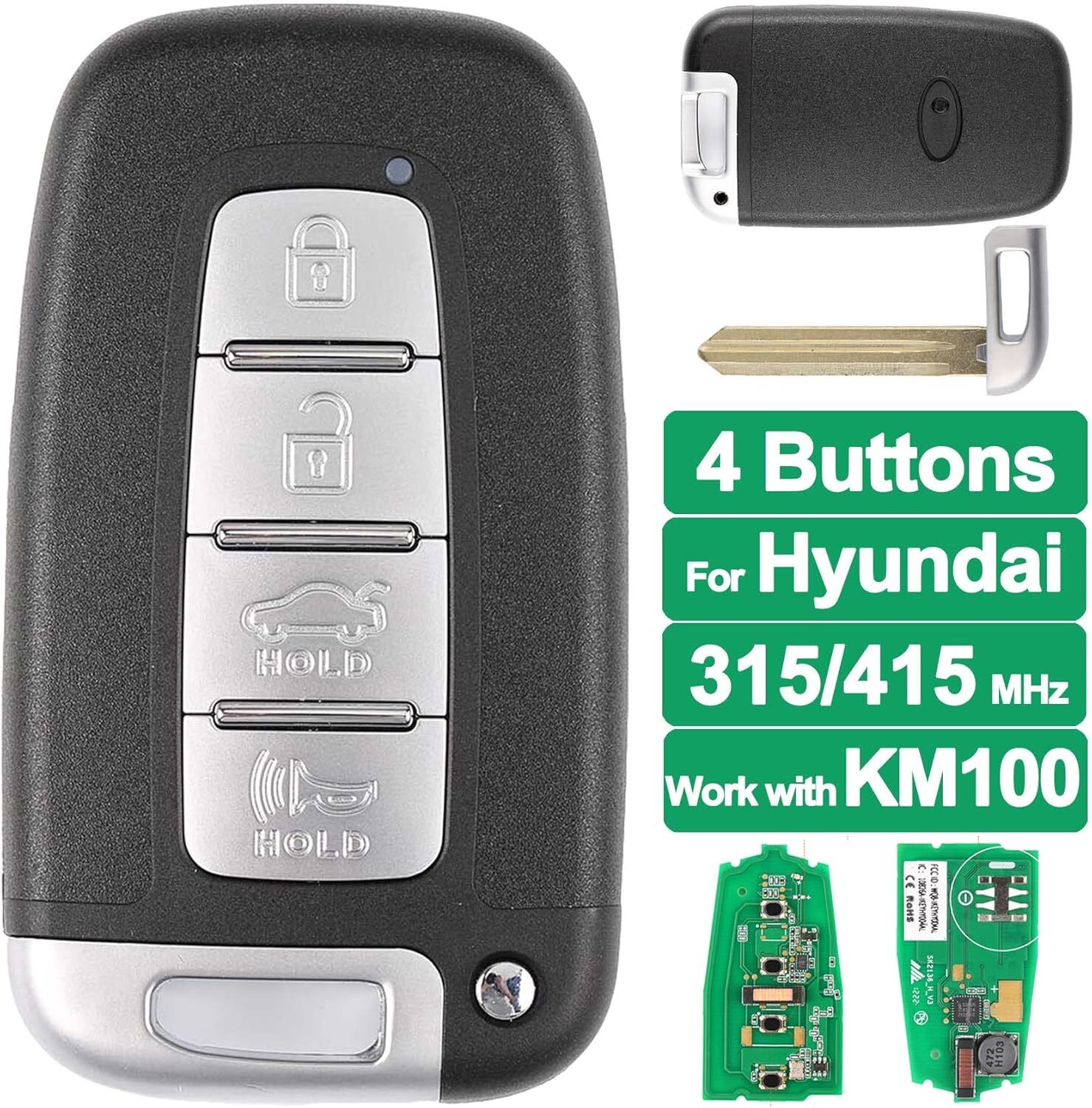 New Universal Autel iKey Smart Key Premium 4B IKEYHY4TP Tool For Hyundai Kia