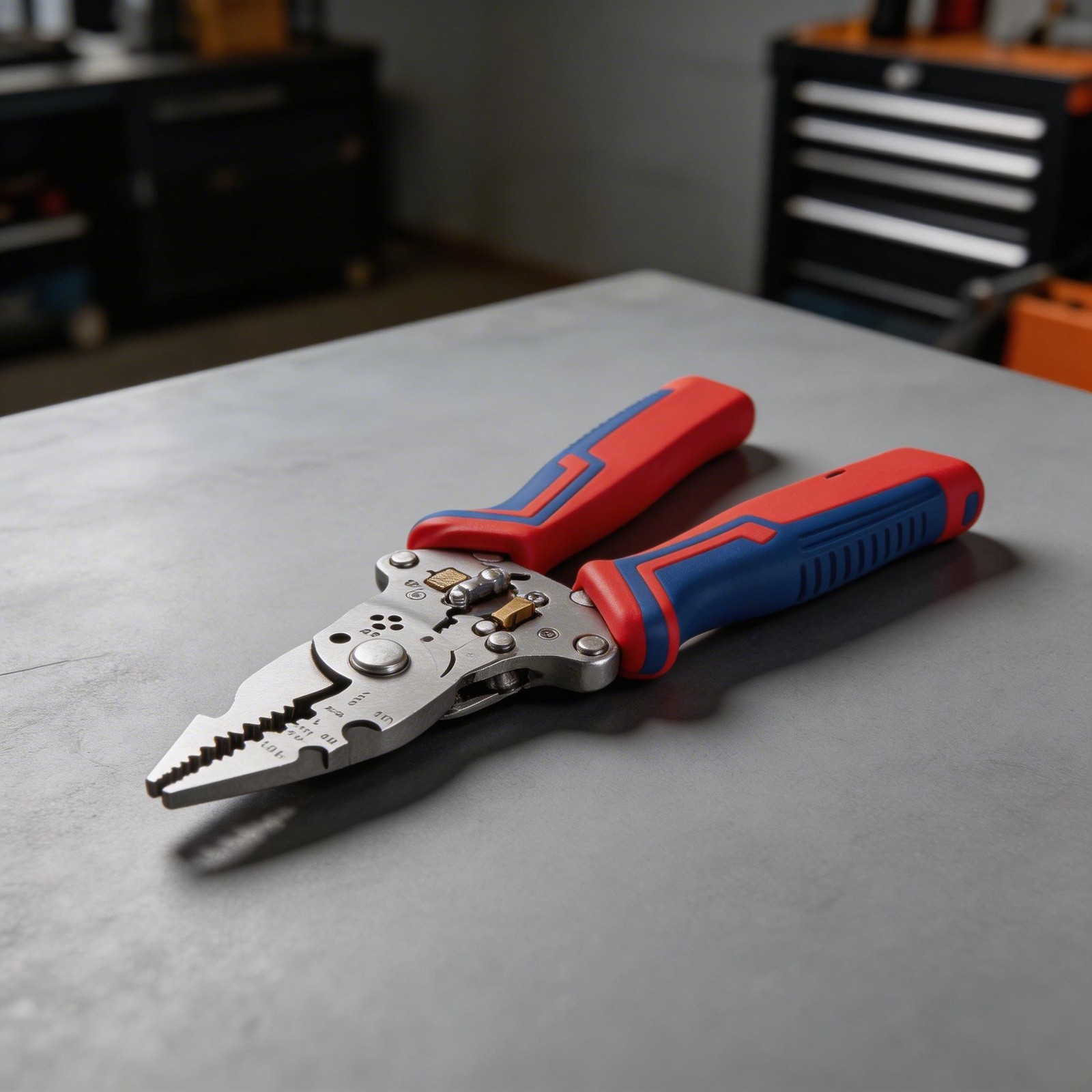 Foldable 10 in 1 Wire Stripper and Tester High Carbon Steel for Electrical Work