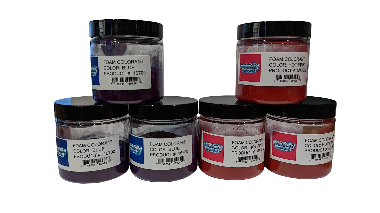 Foam Colorant - Foam Coloring Powder for Epic Foam Bubble Parties *Free Shipping