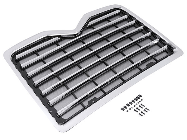 Front Upper Grille W/Bug Screen For Mack Vision CXU/CXN/CX CX600 2002-16 Chrome