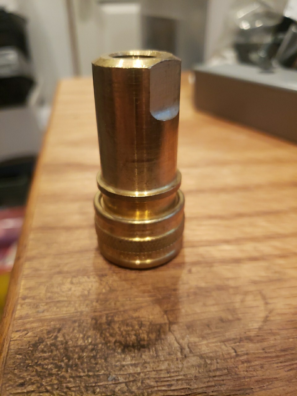 Foster H2 Series 1/4" Brass ISO B Hydraulic Quick Coupler Plug