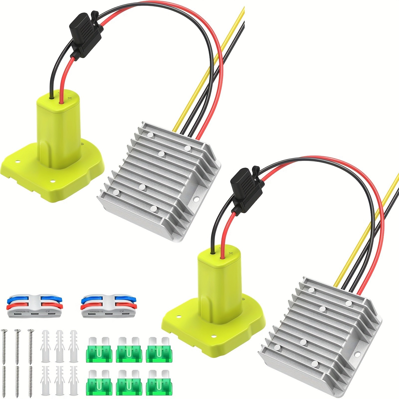 18V to 12V Converter Transformer for RYOBI 18V Battery 2-Pack Regulator DIY