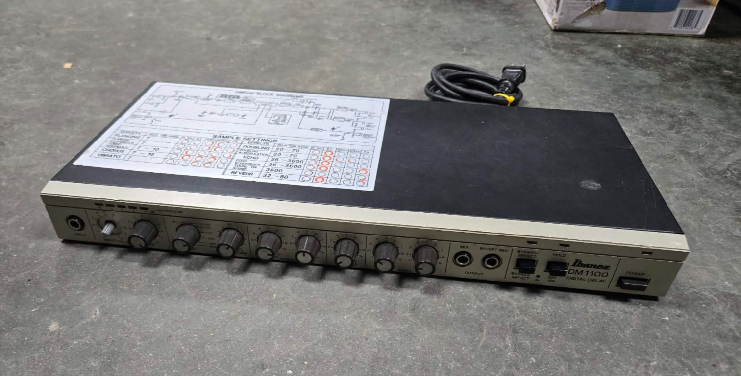 Ibanez DM-1100 Digital Delay, Delay Rack Effect