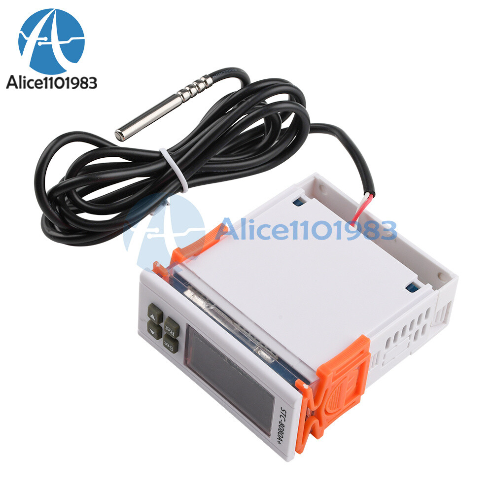 Digital STC-8080A+ Temperature Controller 12/24/220V Automatic Timing Thermostat