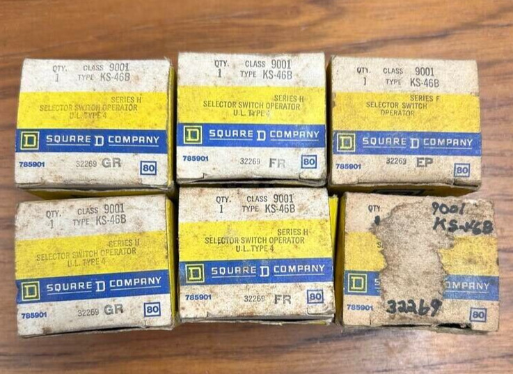 Square D 9001 KS-46B Series H Selector Switch Operator U.L. Type 4
