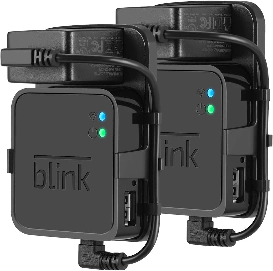 2 pack Outlet Wall Mounts for Blink Sync Module Bracket Holder for Blink XT XT2