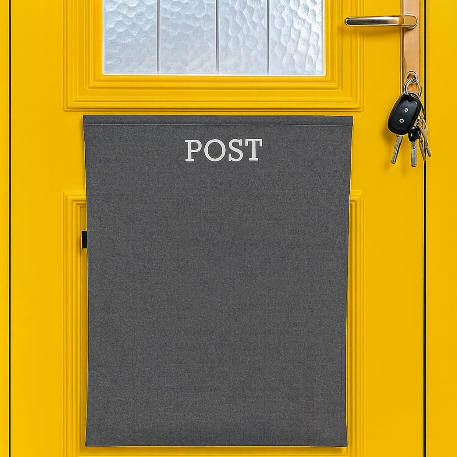 Post Catcher Bag for Mail Slots, Letter Boxes [Grey] No Tools or Screws Needed N