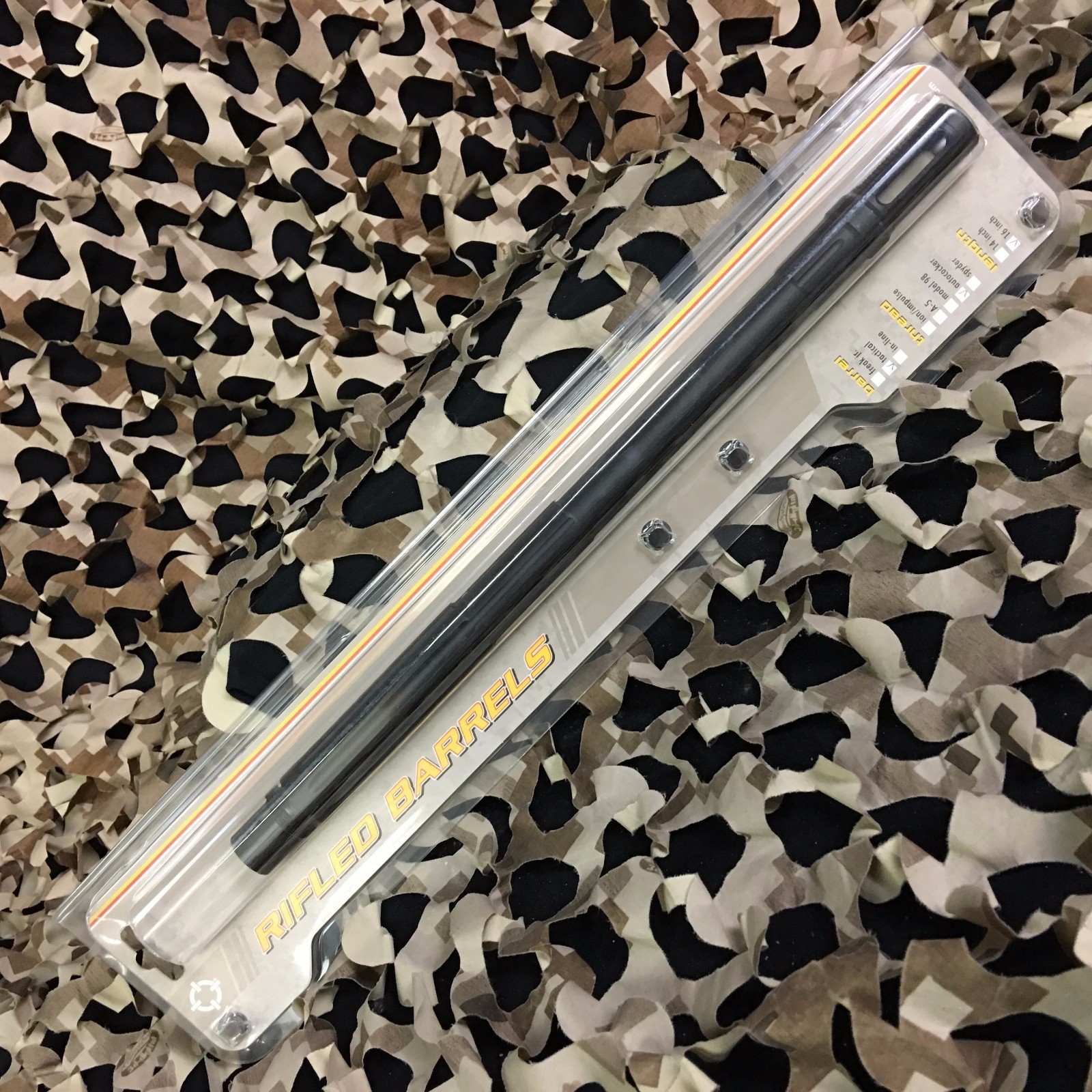NEW GoG Paintball Smart Parts TACTICAL Barrel - Autococker - 16" - Dust Black