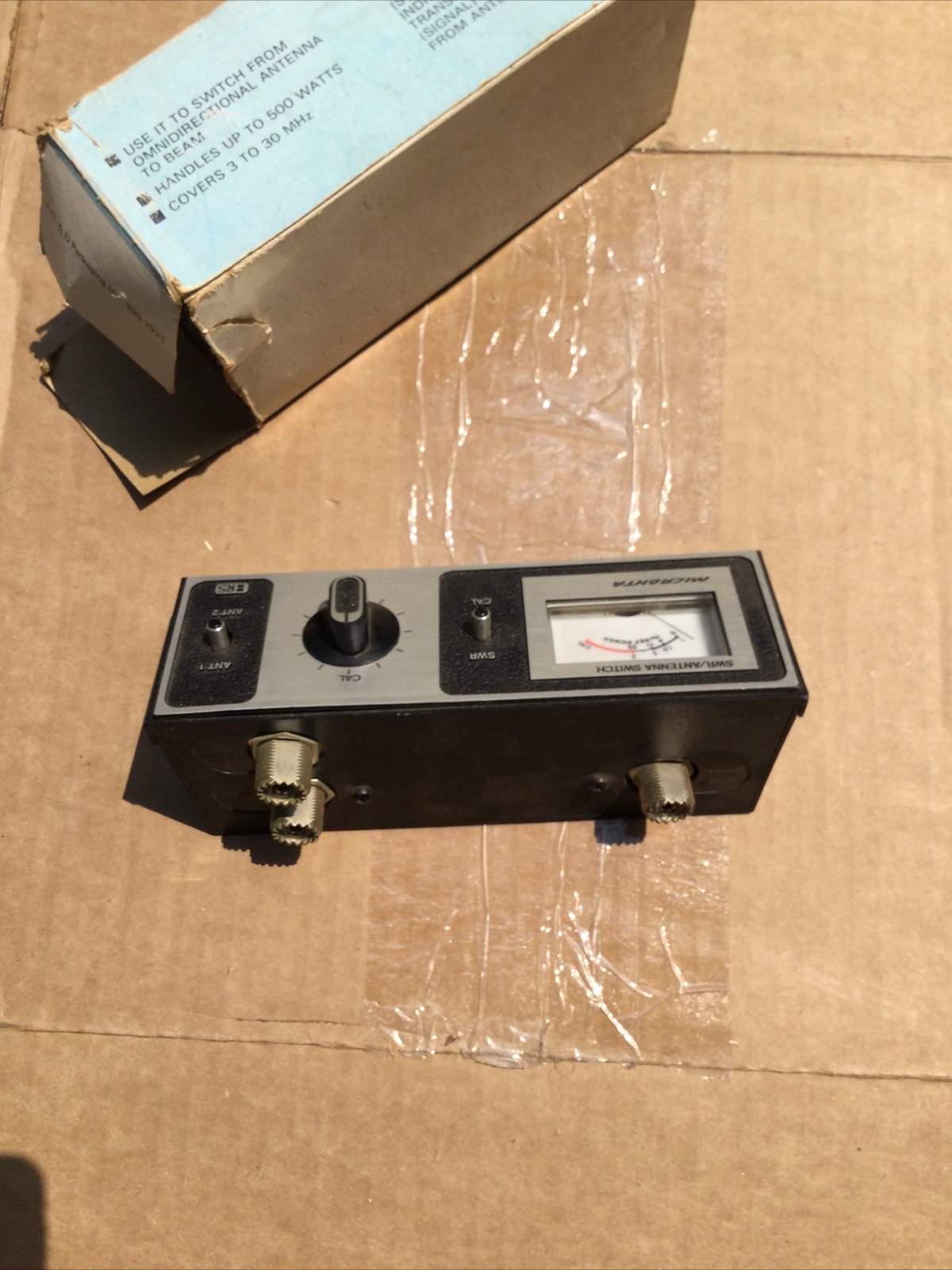 Micronta 21-521A, 2-Position Coax Switch and SWR Tester