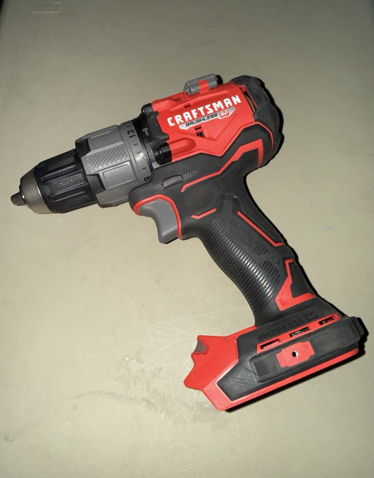 Craftsman V20 Brushless RP 1/2 Inch Hammer Drill Driver - CMCD726 - TOOL ONLY