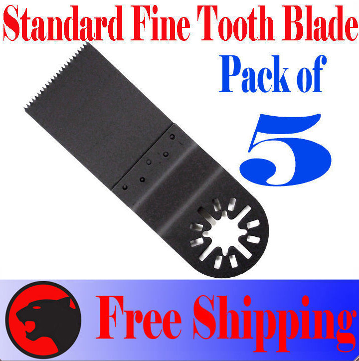 5 Flush Cut Oscillating Multi Tool Blade For  Wood Metal Cutting Diy