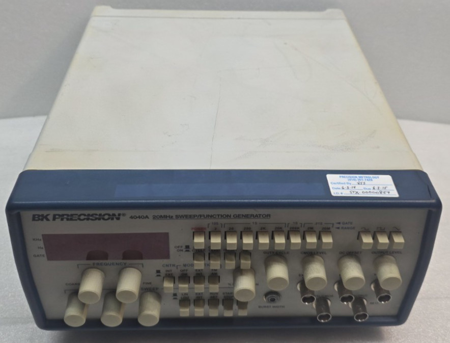 BK Precision 4040A Sweep / Function Generator Power Tested *Read*