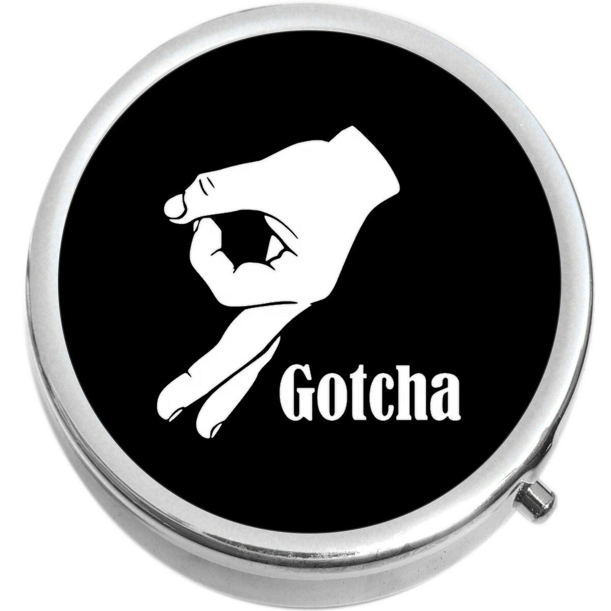 Gotcha Hand Circle Game  Medicine Vitamin Pill Box