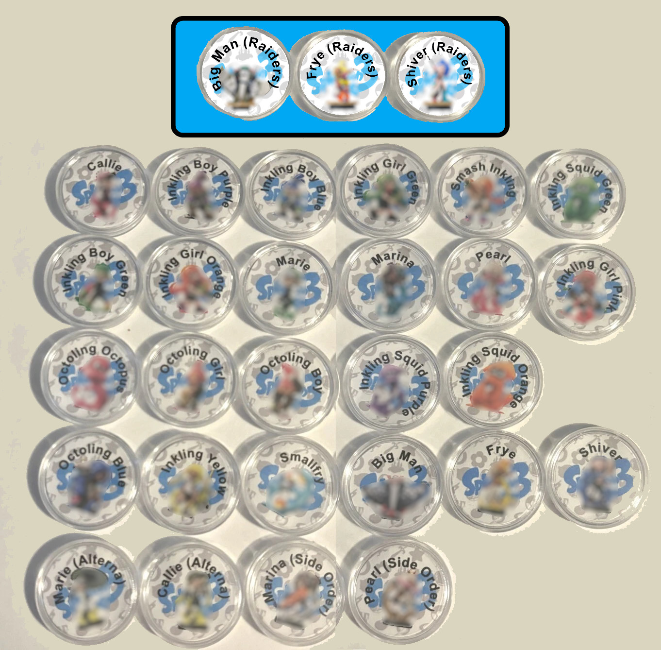 30pc Splatoon Raiders, 2 & 3 Coins For Switch 1 & 2 - With NEW 3 !!!