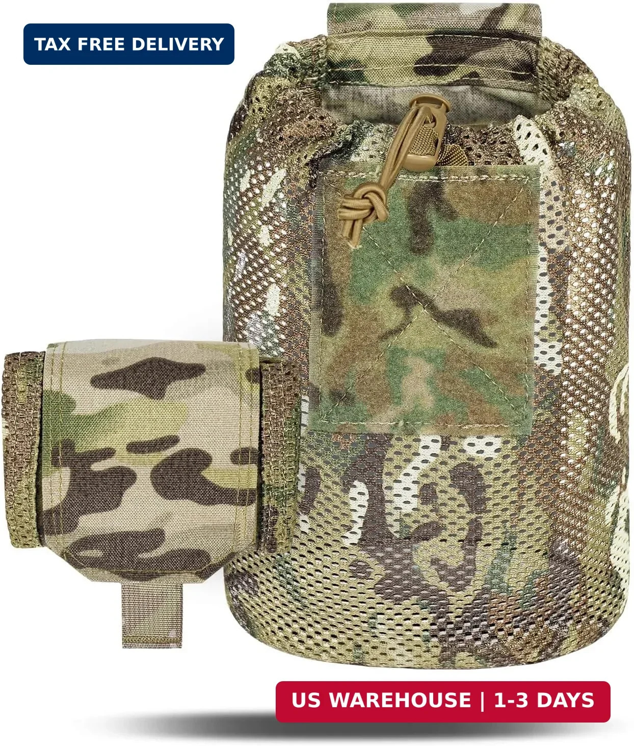 Dump Pouch Tactical Molle Mesh Pouches,Lightweight Range Compact Micro Drawstrin