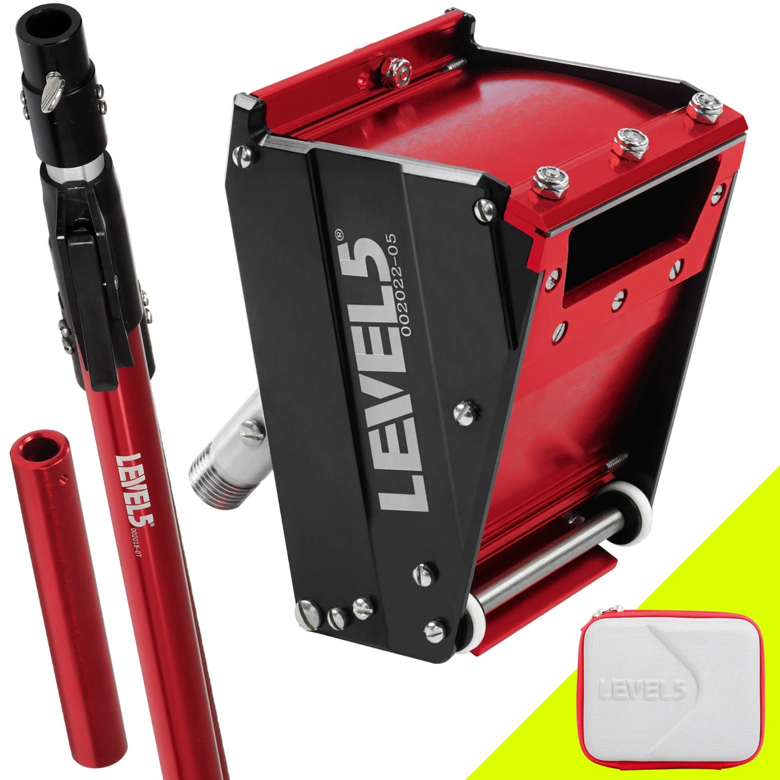 LEVEL5 Drywall Tools - 3" Nail Spotter w/ Extendable 36" - 54" Handle | 4-571