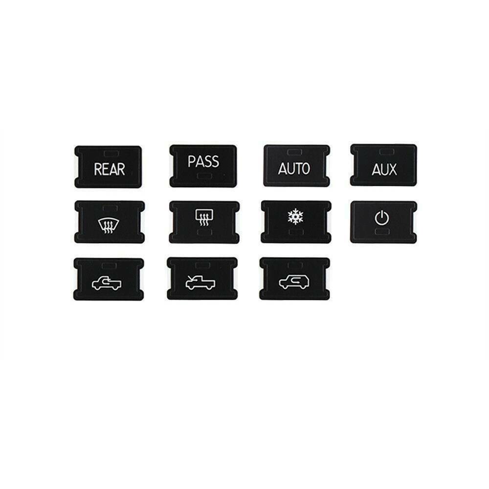Replacement Climate Control Button Stickers For 2007-2014 Chevrolet GMC HVAC New