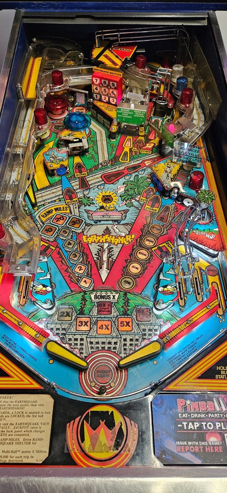 Earthshaker Pinball by Williams - 2442