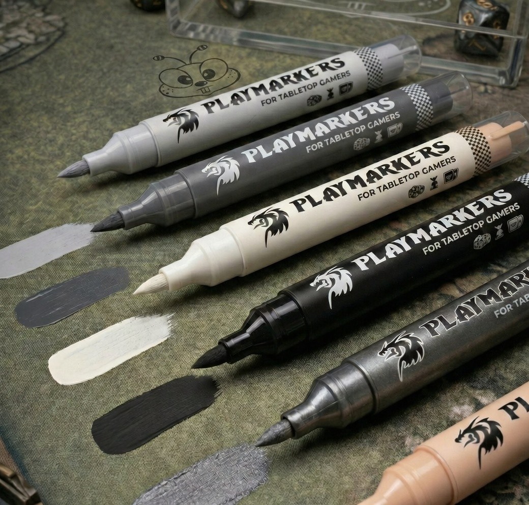 AK Interactive Playmarkers Paint Marker🍯Miniature Figure Acrylic Color Pen Set