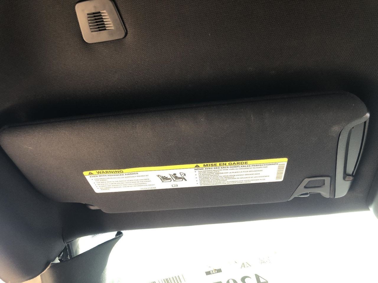 Sun Visor Driver  Illuminated Without Sunroof Fits 15-20 CHARGER 955319