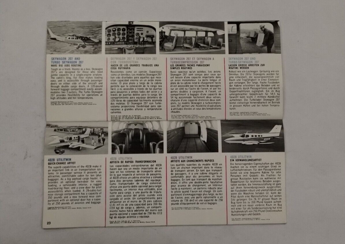 Cessna 1971 Annual Catalog-Original
