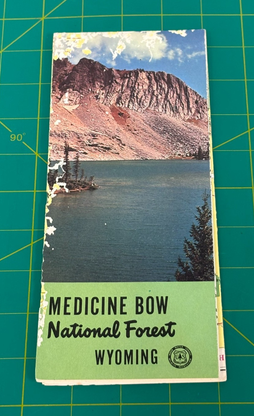 Medicine Bow National Forest Map--1969 Edition