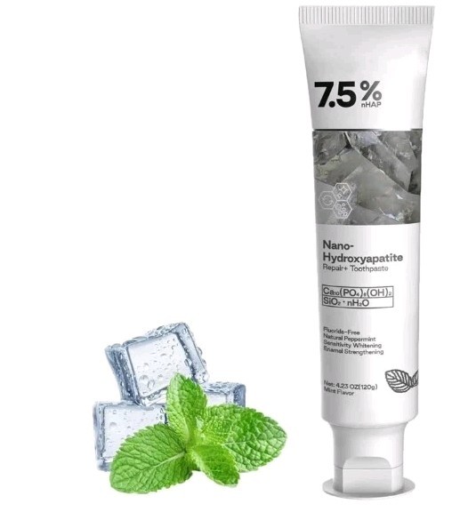 7.5% Hydroxyapatite Toothpaste for Advanced Enamel Protection, Appropriate No Bo