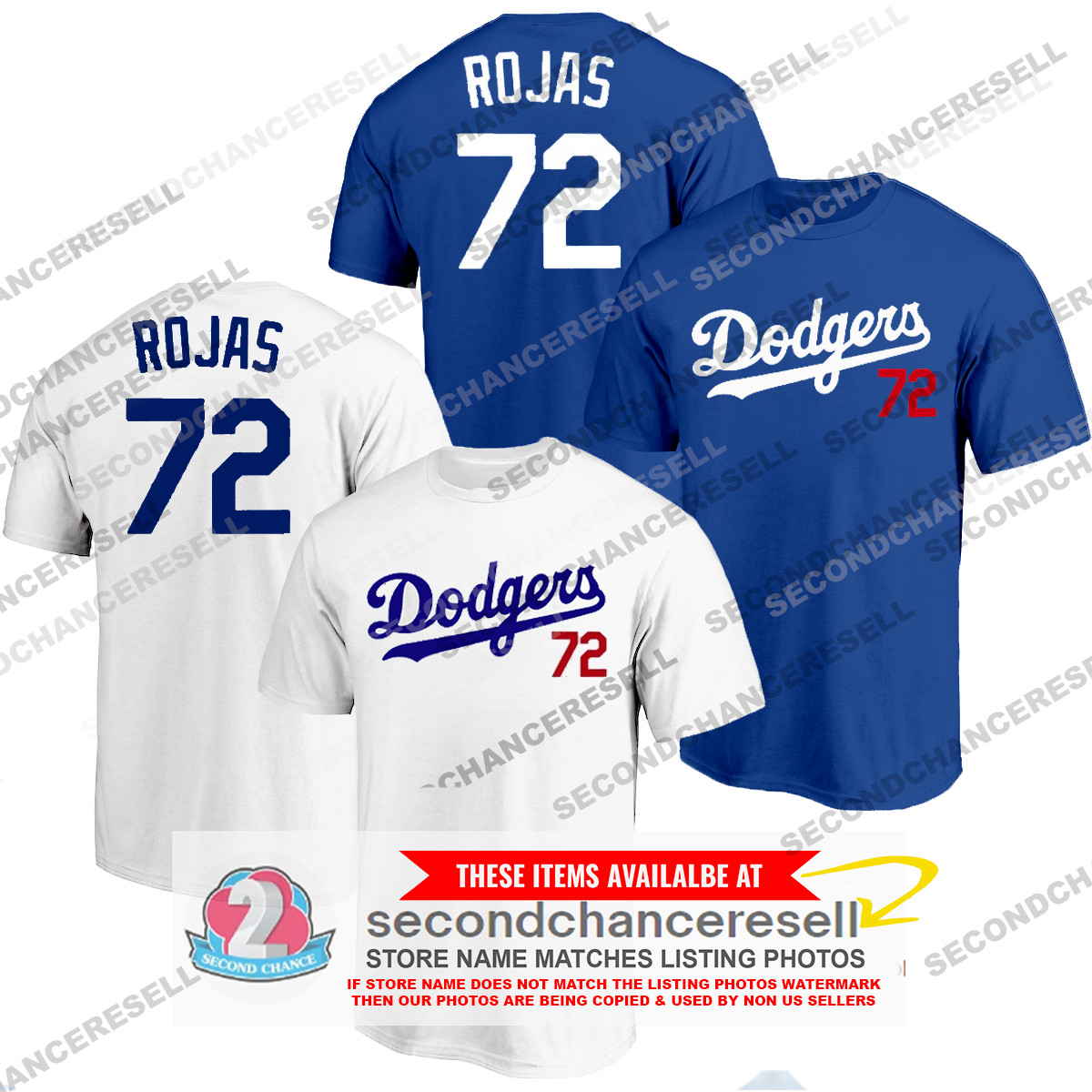 Los Angeles Dodgers Miguel Rojas #72 T Shirt