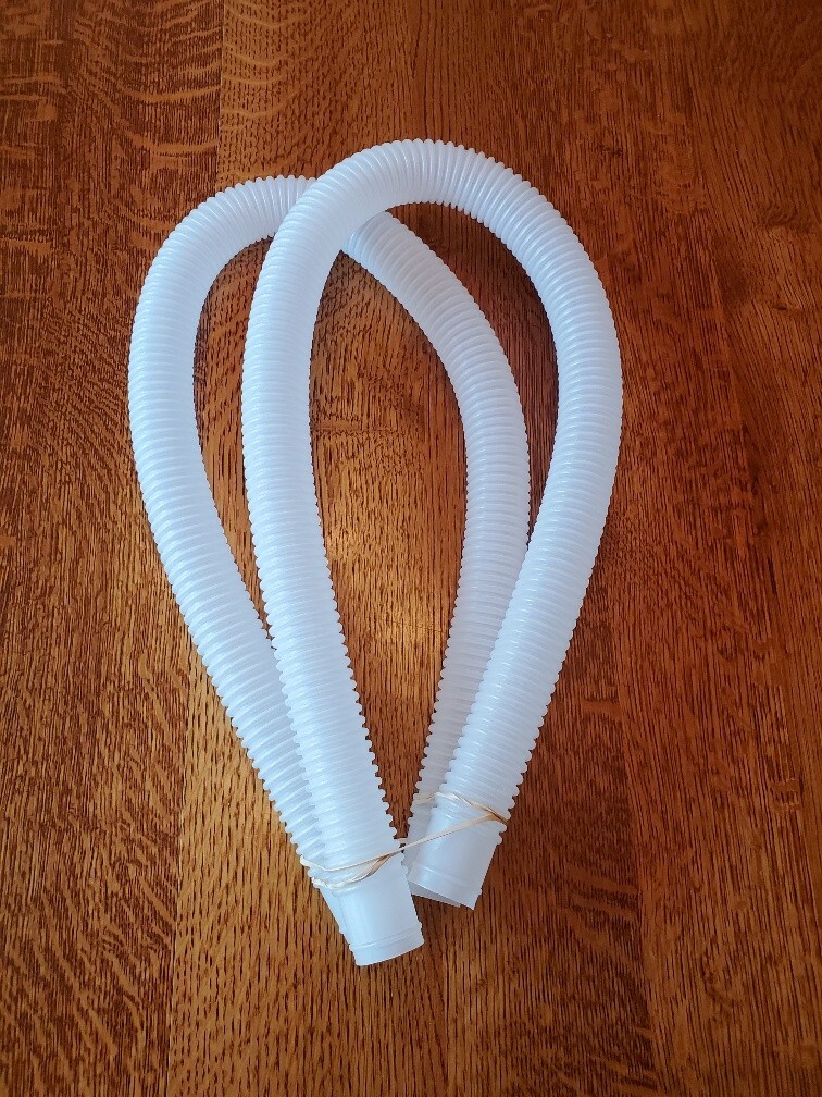Bestway / Coleman hoes 1.25 inch OD x 39 inch long clear or blue no fittings