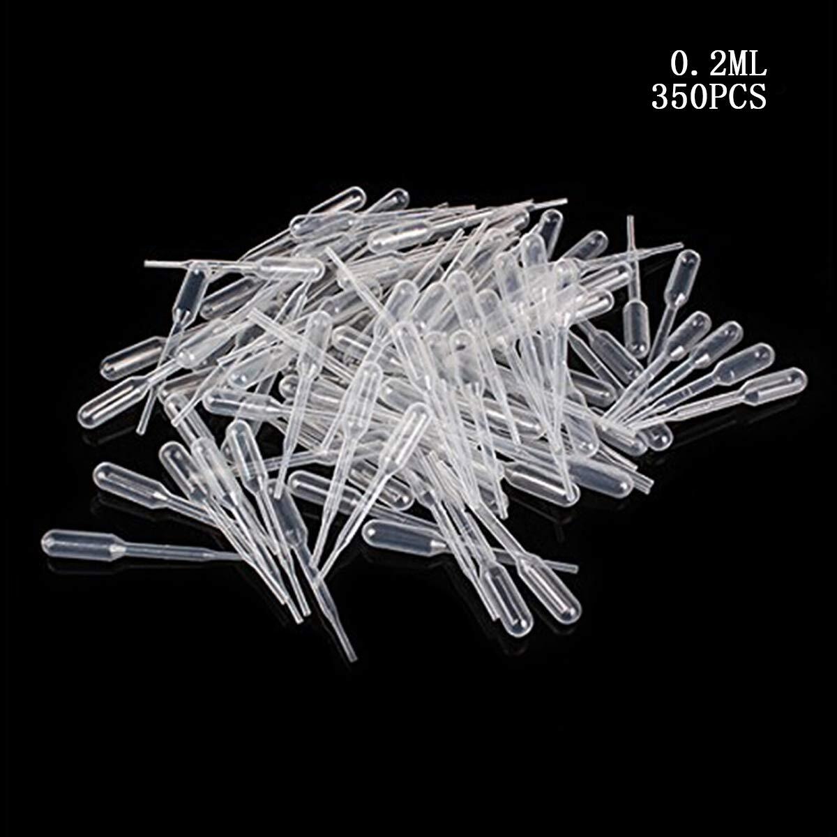 0.2ml Plastic Mini Transfer Pipettes For Liquid Mixture 350pcs Disposable Droppe