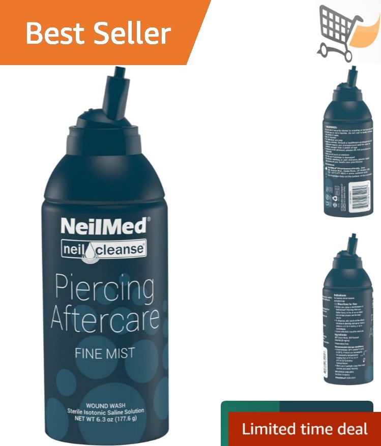 Piercing Aftercare Fine Mist 6 Oz Sterile Preservative Free for All