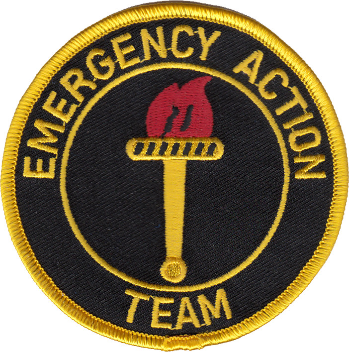 METROPOLITAN POLICE DEPARTMENT SHOULDER PATCH: Emergency Action Team, Hill St...